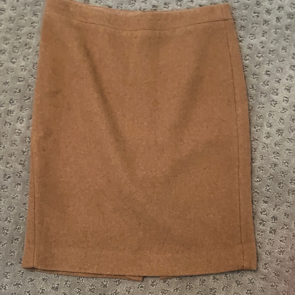 J. Crew Factory Classic Brown Pencil Skirt